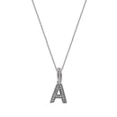 Stainless Steel Letter Necklace-0