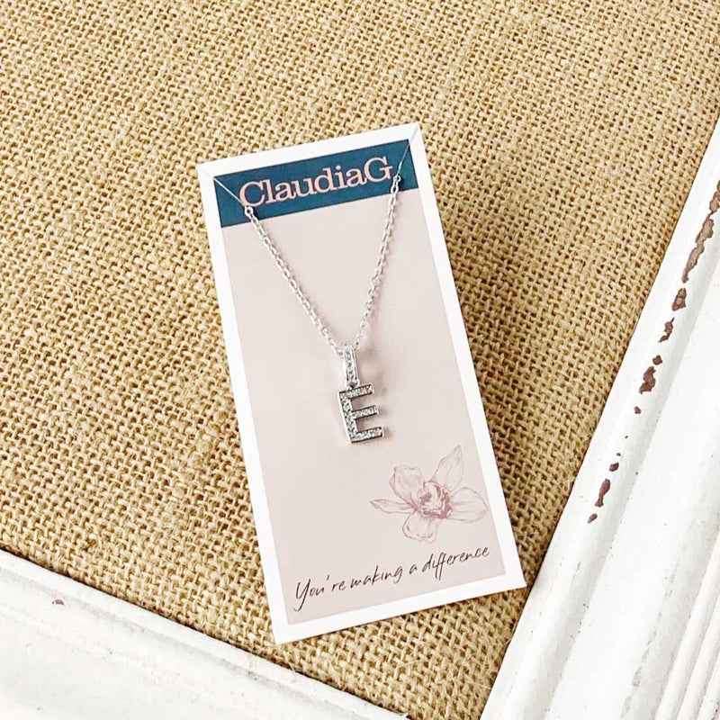 Stainless Steel Letter Necklace-6