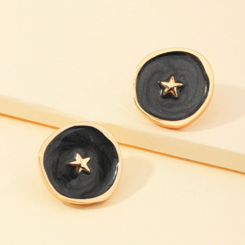 Astral Earrings Black-0