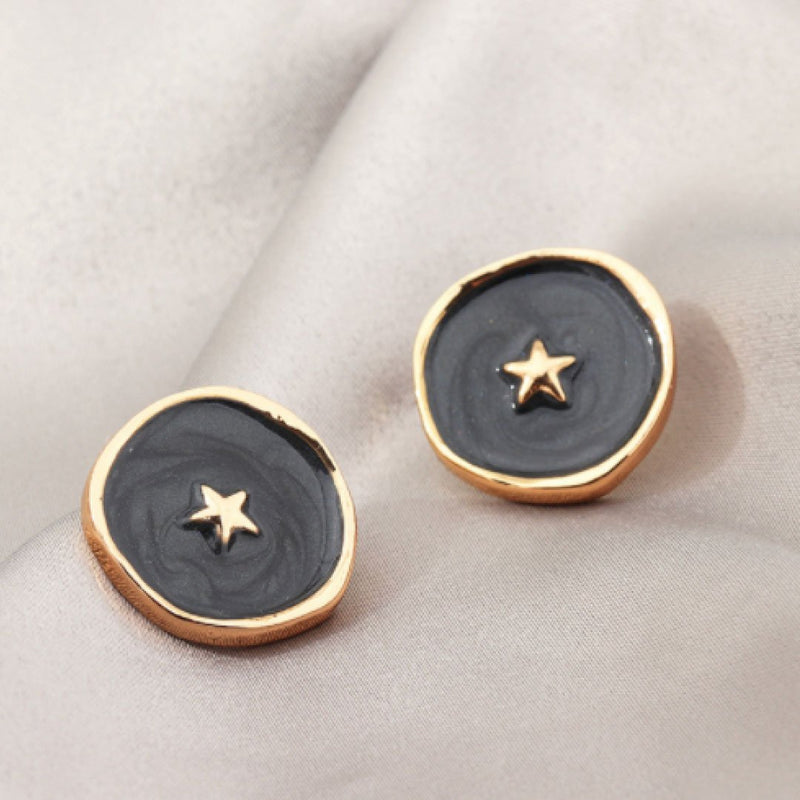 Astral Earrings Black-1