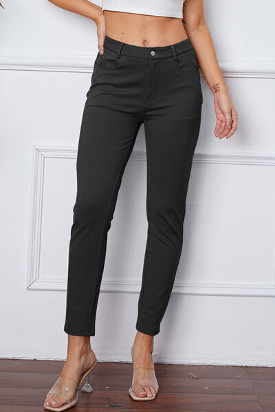 Essential Stretchy Stitch Pants-17