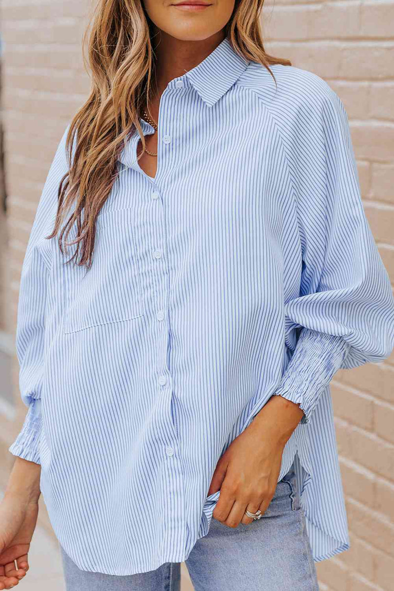 Fernanda Lantern Sleeve Shirt-2