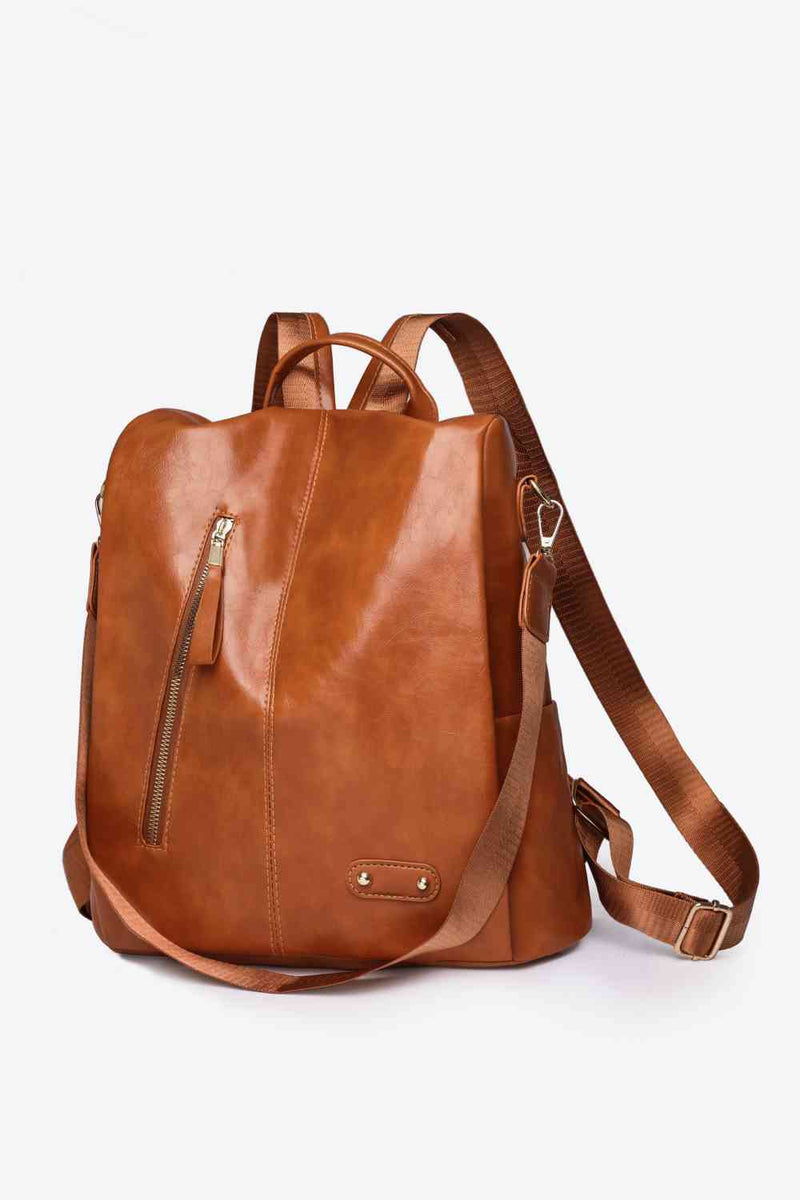 Marcy Zipper Pocket Backpack-10