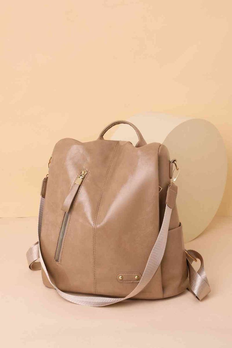 Marcy Zipper Pocket Backpack-4