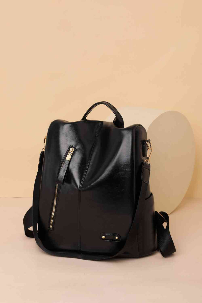 Marcy Zipper Pocket Backpack-9