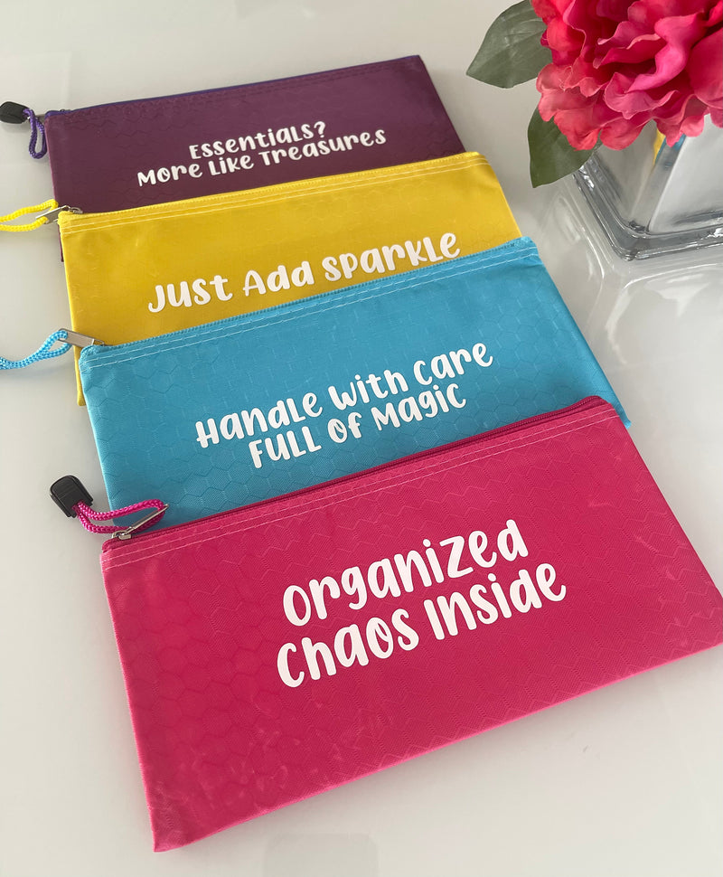 Personalized Organized Chaos Pouch-1