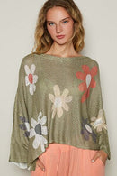 Flower Knit Top-2