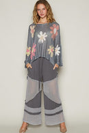 Flower Knit Top-2