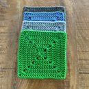 Square Crochet Coasters Set of 4-4