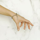 Stainless Steel Initial Bracelet-16