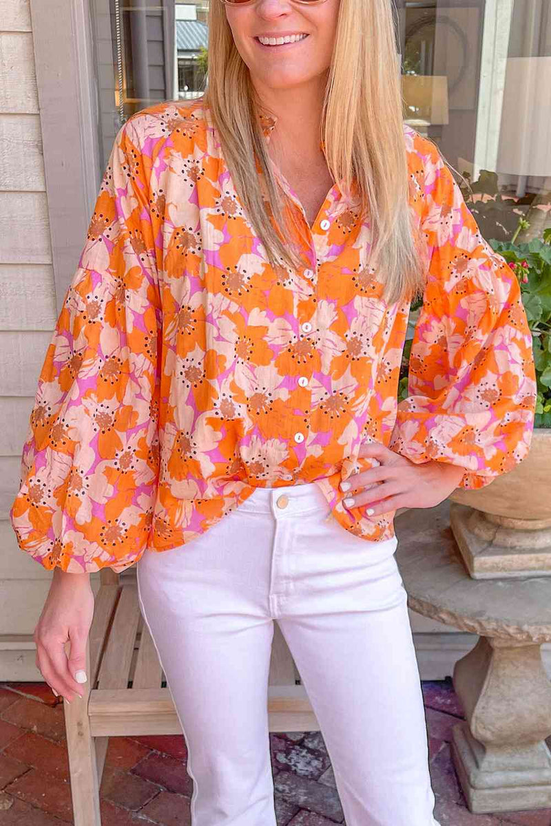 Ashley Balloon Sleeve Top-0