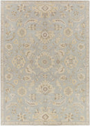 Copen Beige Floral Wool Rug-13