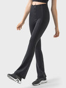 Zipper Detail High Waist Active Pants-1