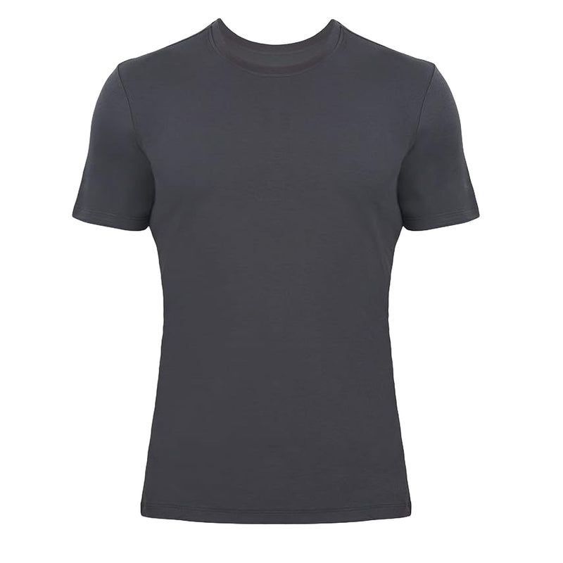 1 Pack - Premium T-Shirts for Men Rayon Made from Bamboo Crewneck Undershirt Tees Moisture Wicking-2