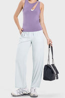 Drawstring Pocketed Active Pants-3