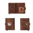 Douglas Leather Pop-Up Cardholder with Compatible Apple AirTag-9