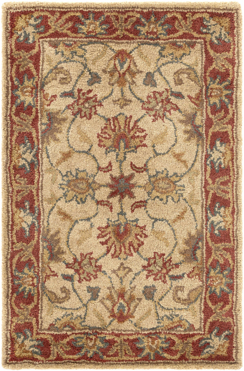 Cherryfield Hand Tufted Brown & Rust 1001 Wool Rug-11