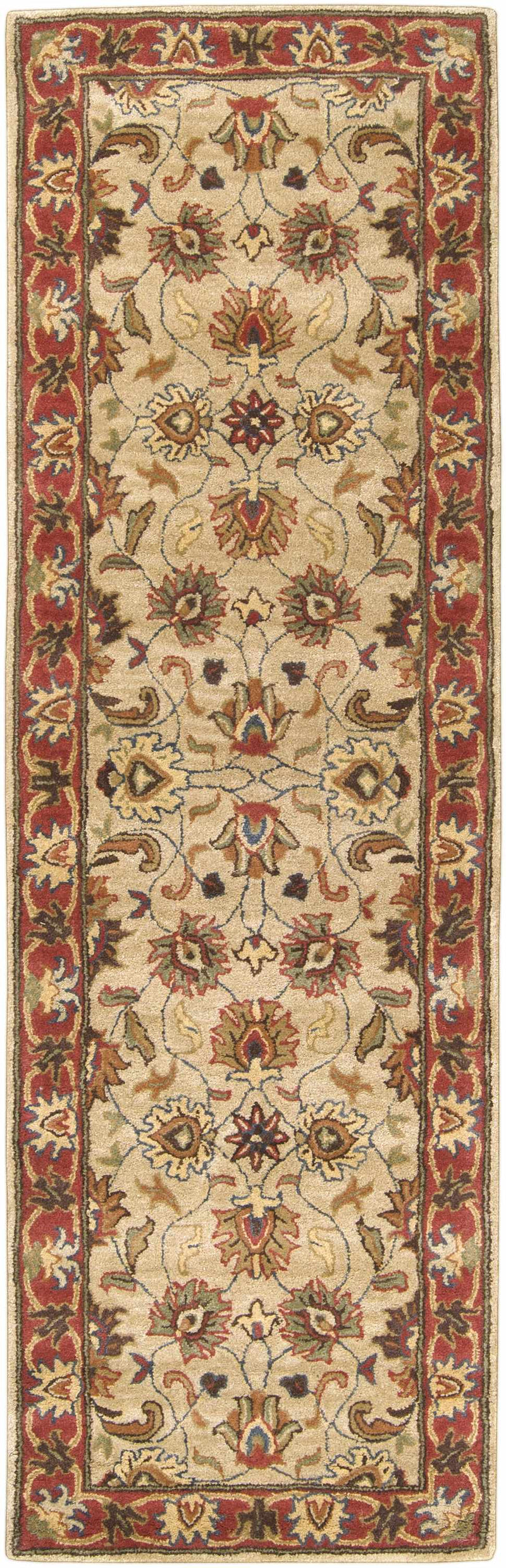 Cherryfield Hand Tufted Brown & Rust 1001 Wool Rug-10