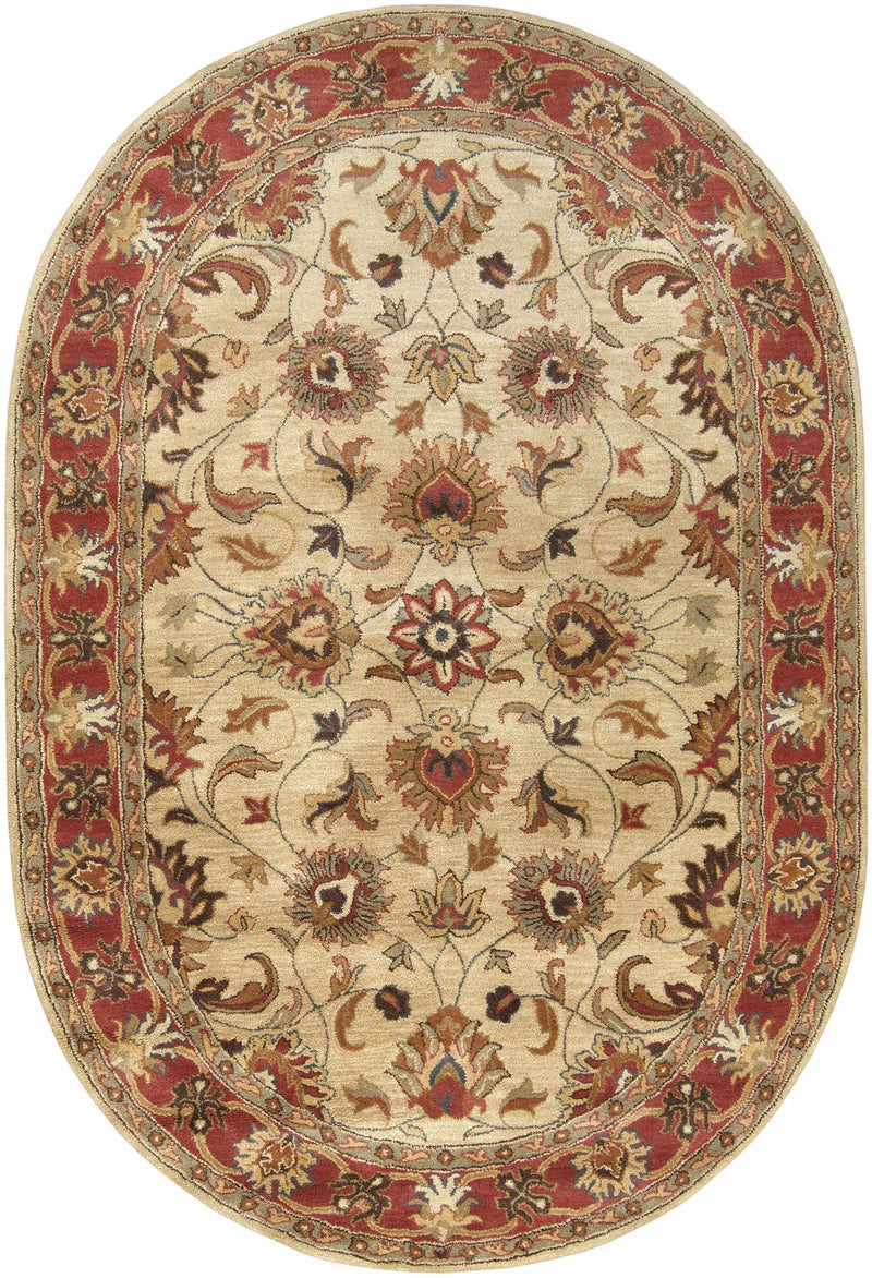 Cherryfield Hand Tufted Brown & Rust 1001 Wool Rug-8