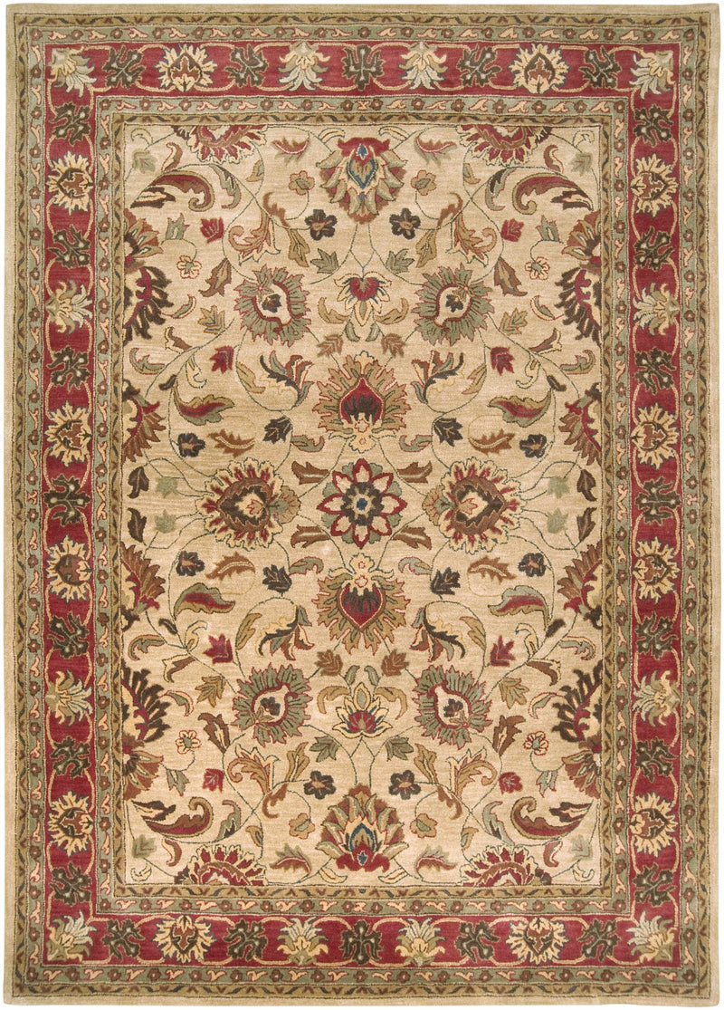 Cherryfield Hand Tufted Brown & Rust 1001 Wool Rug-14