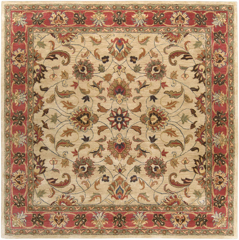 Cherryfield Hand Tufted Brown & Rust 1001 Wool Rug-0