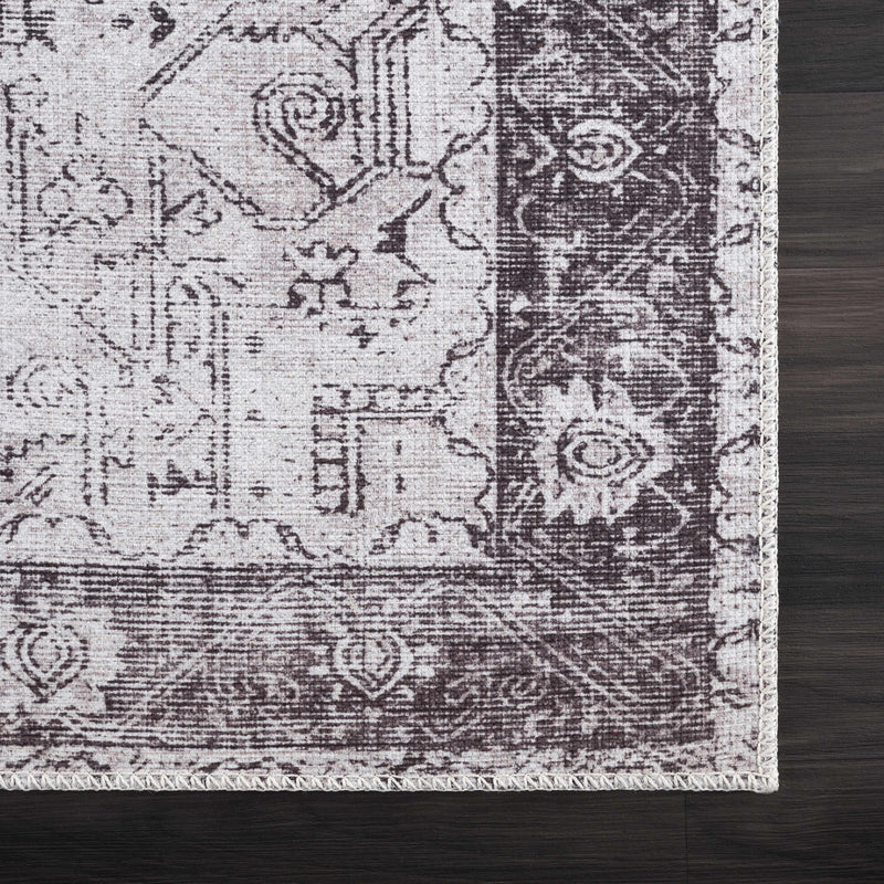 Sample Rosman Gray Washable Rug-0