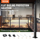 VEVOR Cable Railing Post Level Deck Stair Post 36 x 0.98 x 1.97" Cable Handrail Post Stainless Steel Brushed Finishing