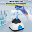 VEVOR Vortex Mixer, 3000RPM Mini Vortex Mixer Shaker, Touch Function Scientific Lab Vortex Shaker
