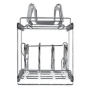 VEVOR Pan and Pot Rack, 2-Tier Expandable Pull Out Under Cabinet Organizer