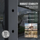 VEVOR Cable Railing Post Level Deck Stair Post 36 x 0.98 x 1.97" Cable Handrail Post Stainless Steel Brushed Finishing