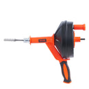 VEVOR Drain Auger 25Ft, Plumbing Snake with Drill Attachment