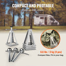VEVOR RV Stabilizer Jacks, 4 Pack Aluminum RV Leveling Jacks, RV Stack Jacks for RV Travel Trailer Camper
