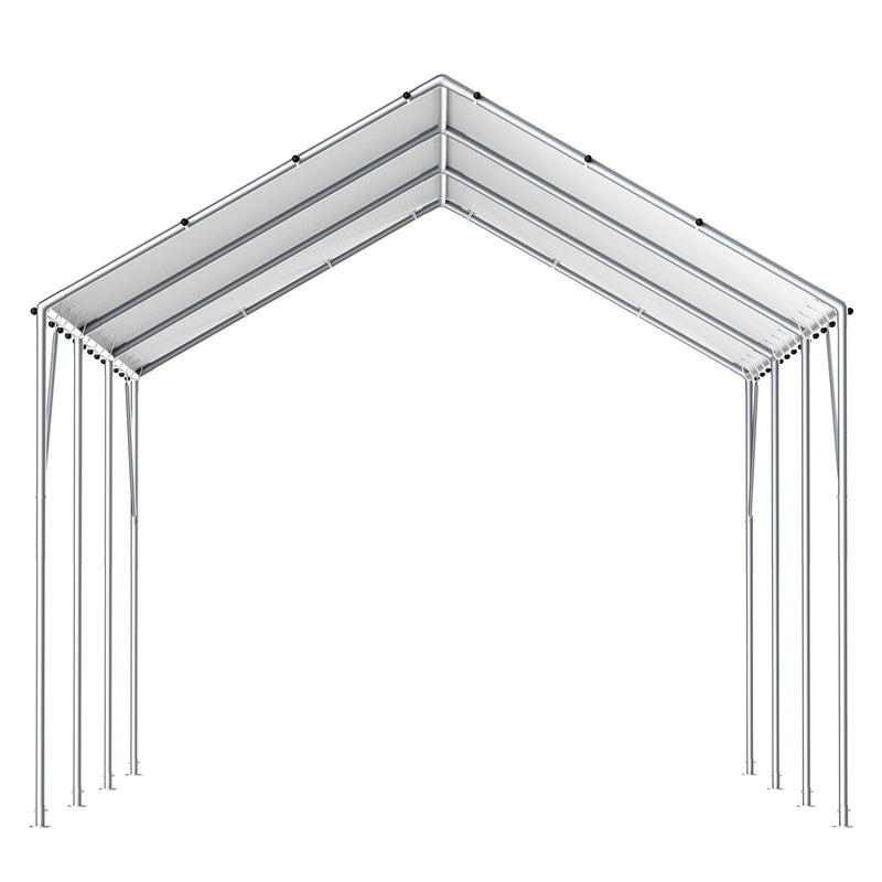 VEVOR 10 x 20 ft Carport Replacement Canopy Cover, Garage