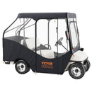 VEVOR Golf Cart Enclosure, 600D Polyester Driving Enclosure with 4-Sided Transparent Windows