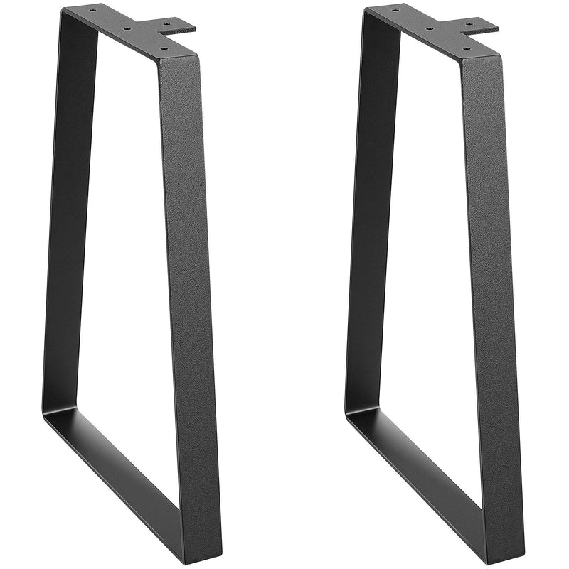 VEVOR 16 inch Trapezoid Steel Table Legs, Replacement Furniture Legs Set of 2 for DIY Coffee Tables