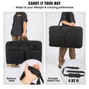 VEVOR Padded DJ Mixer Gig Bag, 1200D Oxford Fabric, DJ Gear Carry Bag with a Storage Pocket