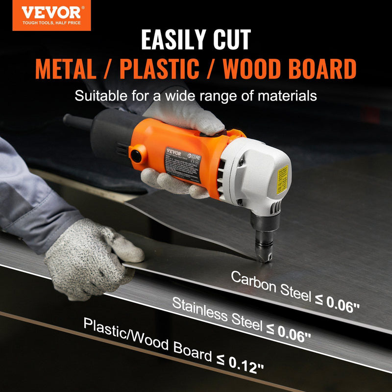 VEVOR Sheet Metal Nibbler, 550W Powerful 2200 RPM High Speed