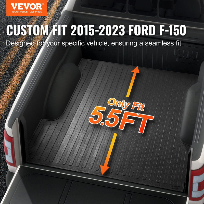 VEVOR Truck Bed Mat, Fits for 2015-2020 Ford F150 5.5 FT Short Bed