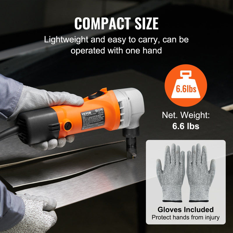 VEVOR Sheet Metal Nibbler, 550W Powerful 2200 RPM High Speed