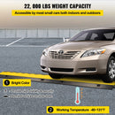 VEVOR 1 Pack of 3-Channel Rubber Cable Protector Ramps Heavy Duty 44000Lbs Load Capacity