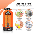 VEVOR RV Water Softener, 16,000 Grain Portable Water Softener, with 3/4" Brass Fittings and 42" Hose