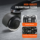 VEVOR Office Chair Wheels, Set of 5, 2 inch Caster Wheels Replacement for Hardwood Floors and Carpet