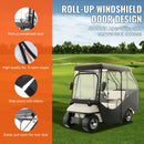VEVOR Golf Cart Enclosure, 600D Polyester Driving Enclosure with 4-Sided Transparent Windows