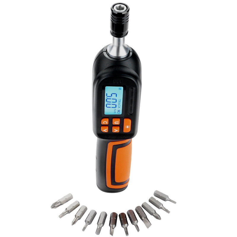 VEVOR Digital Torque Screwdriver, 1/4" Drive Screwdriver Torque Wrench, Electrician Torque Screwdriver with LCD, 2.65-70.67 in-lbs
