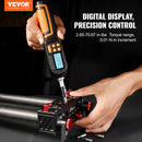 VEVOR Digital Torque Screwdriver, 1/4" Drive Screwdriver Torque Wrench, Electrician Torque Screwdriver with LCD, 2.65-70.67 in-lbs
