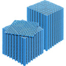 VEVOR Interlocking Tile 50PCS Blue, Drainage Tiles 12" x 12" Splicing, Soft PVC Interlocking Drainage Floor Tiles