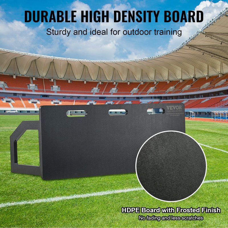 VEVOR Soccer Rebounder Board, 40"X16" Portable Soccer Wall with 2 Angles Rebound