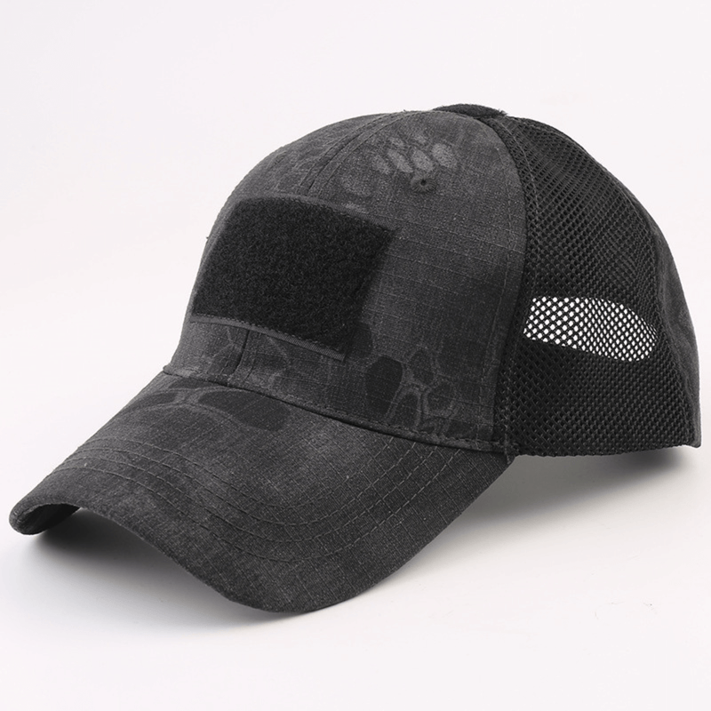 Tactical-Style Patch Hat with Adjustable Strap-12