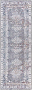 Baltinglass Gray Washable Area Rug-5
