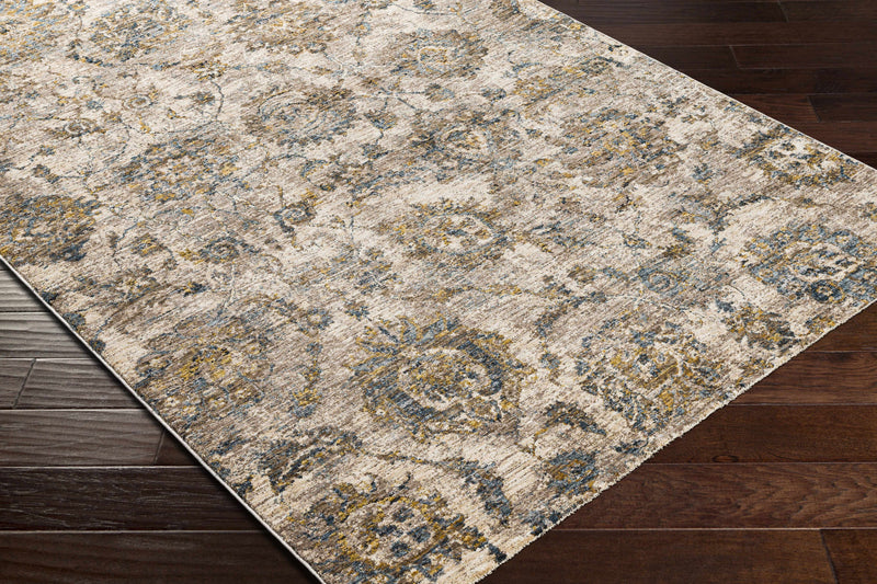 Morinville Teal Floral Rug-3